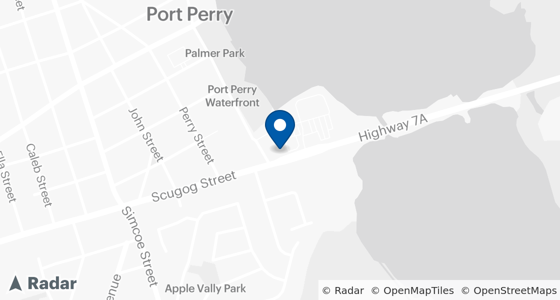 Carte de l'emplacement de Dairy Queen:: 1881 Scugog St, Port Perry, ON, L9L 1H9